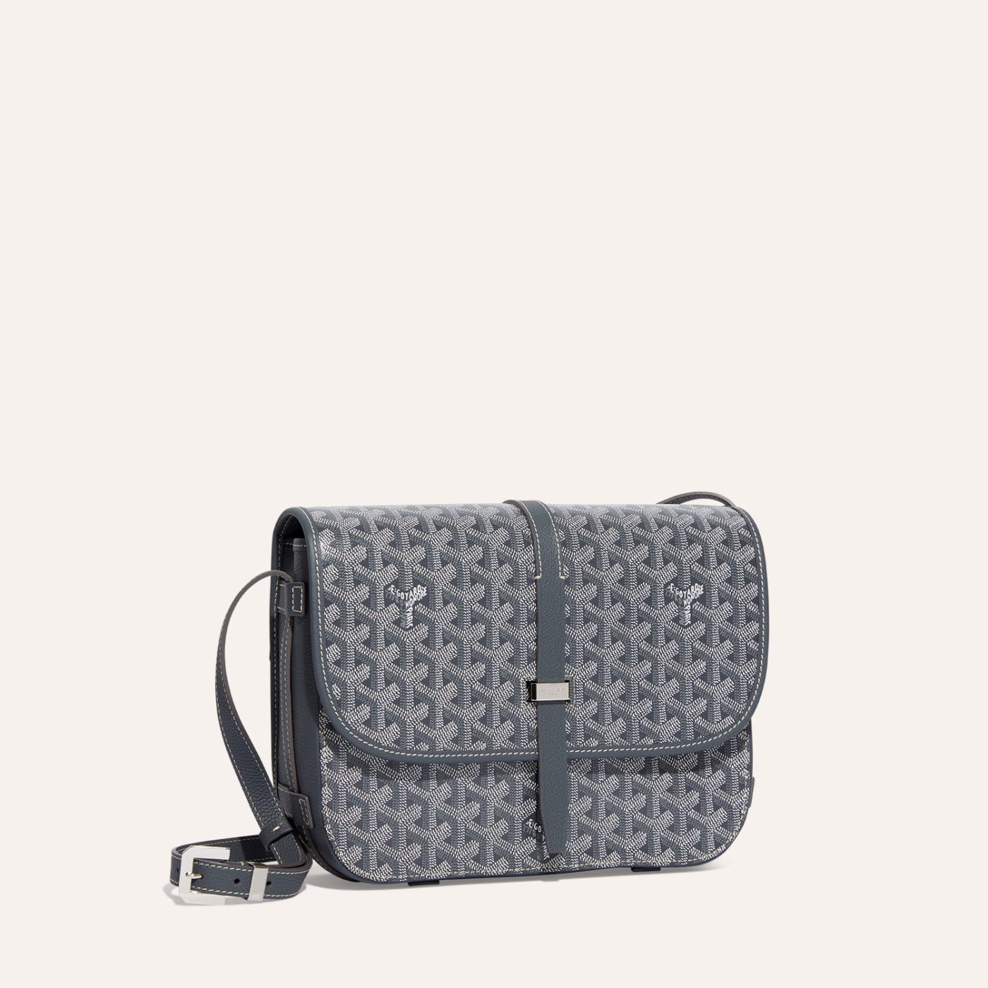 Goyard Belvedere MM Bag Grey - Image 1